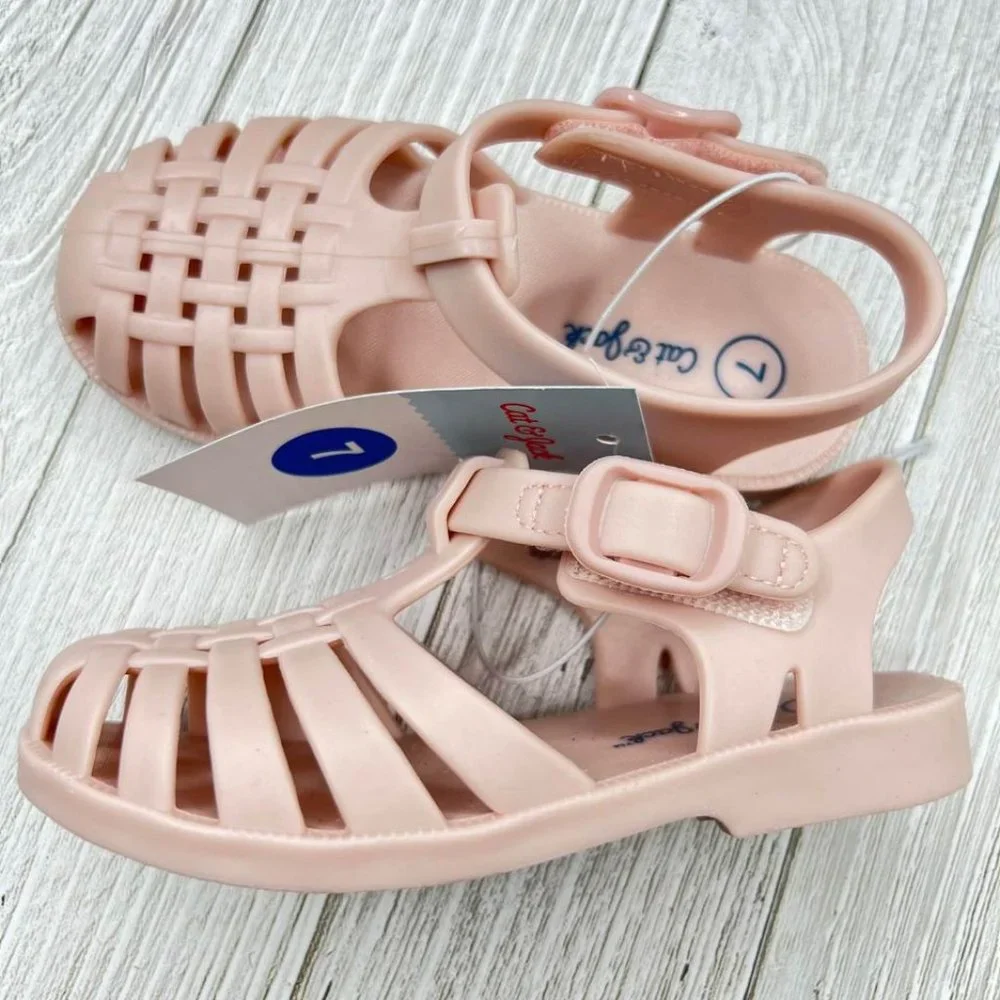 Toddler Jelly Shoes Size 7 New‎ Girls Sandals Blush Pink